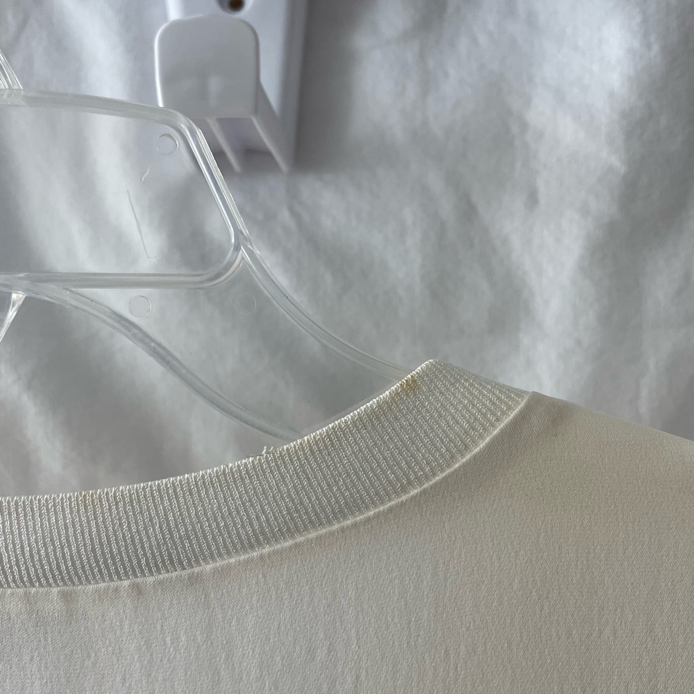 Theysken’s Theory cream silk sleeveless shell size L. - Picture 5 of 9
